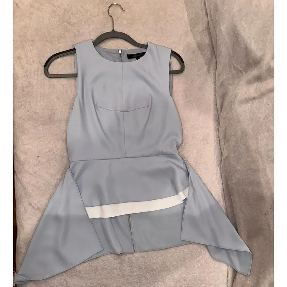 Baby blue women’s blouse BCBG MAXAZRIA size S